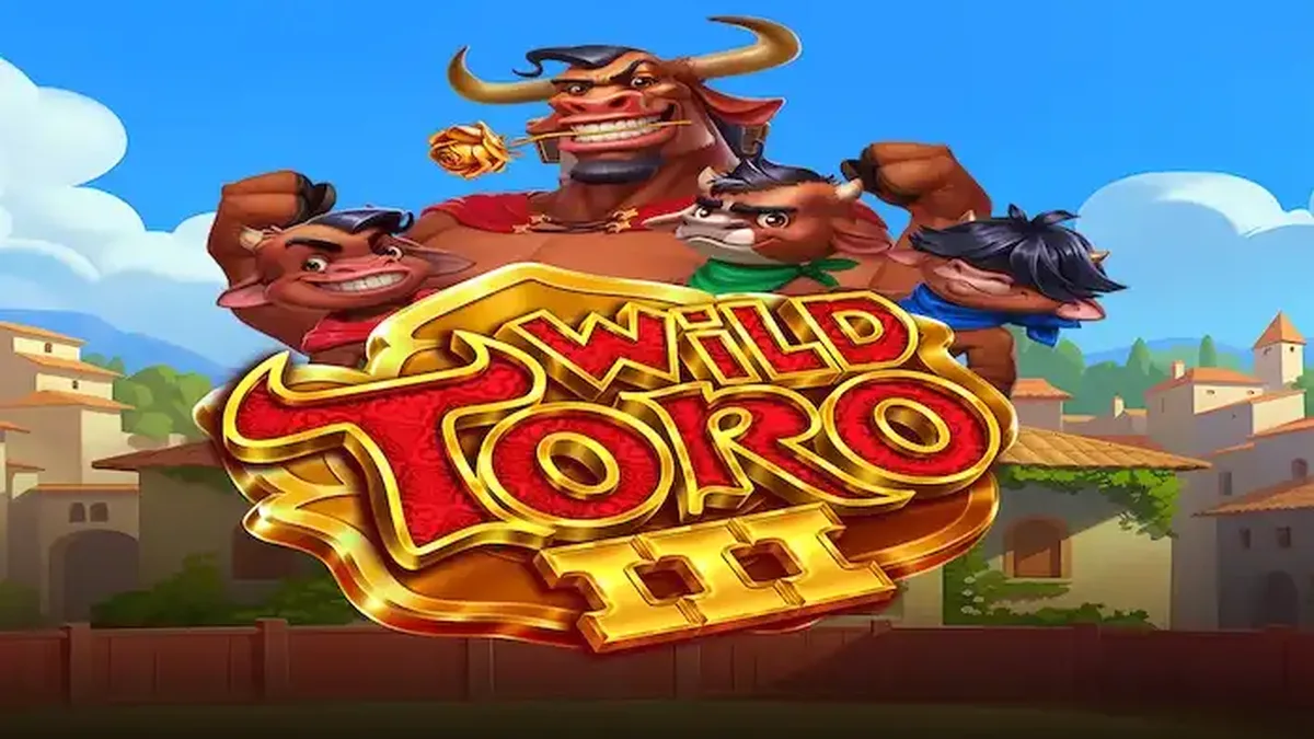 Tampilan visual permainan slot Huff N’ Puff CollectR dengan tema babi dan serigala.