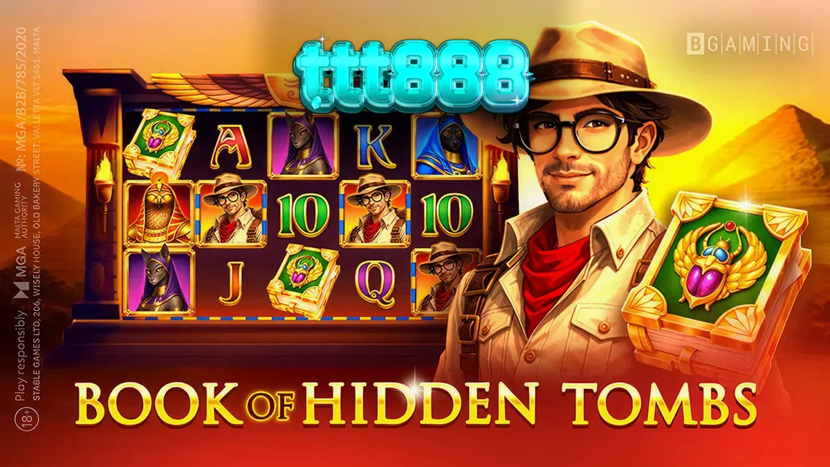 Tampilan antarmuka slot Book of Hidden Tombs pada perangkat seluler